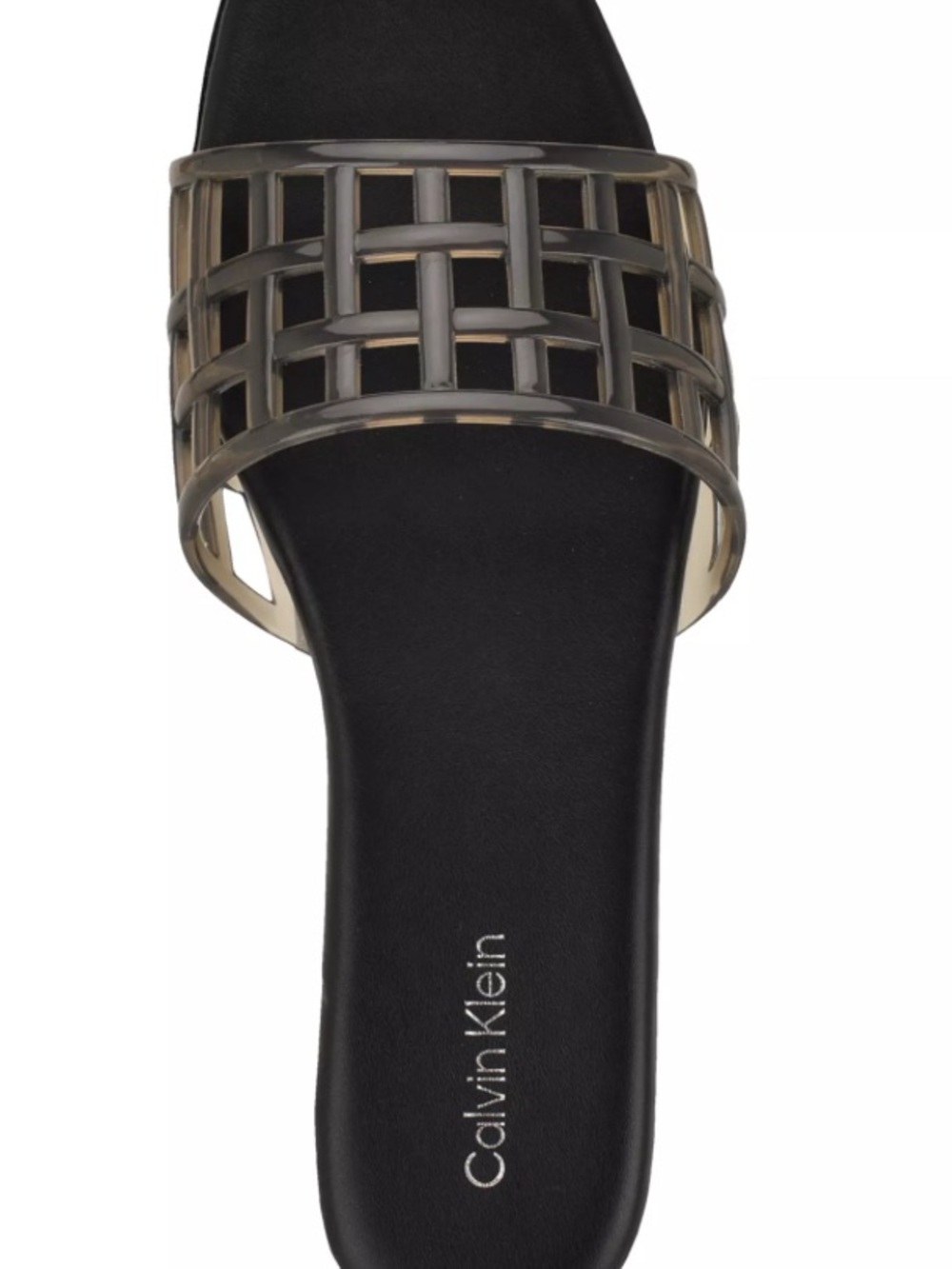 Calvin Klein Brown Slide.
Yelena Jelly Flat Slide Sandals .